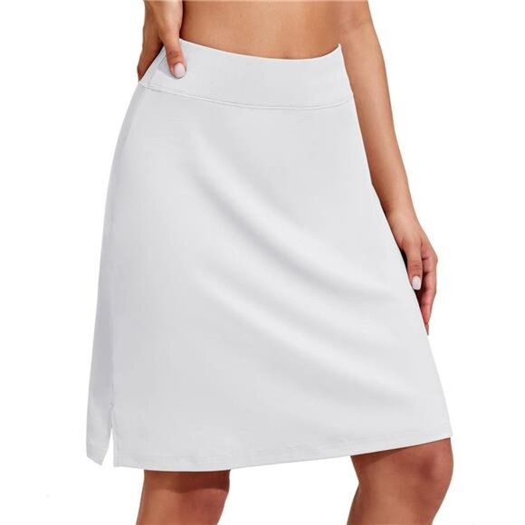 Women's 20" Knee Length Skorts Skirts Athletic Tennis Skorts Long Golf